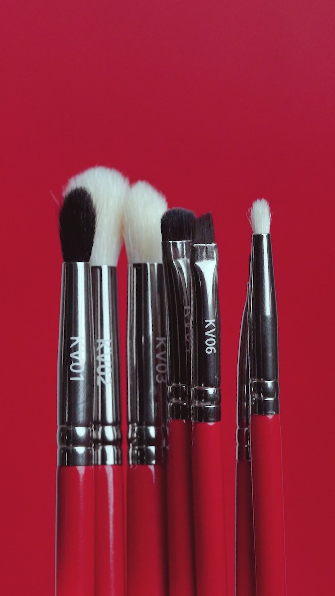 Crimson Series - 7pc Pro Eye Makeup Brushes